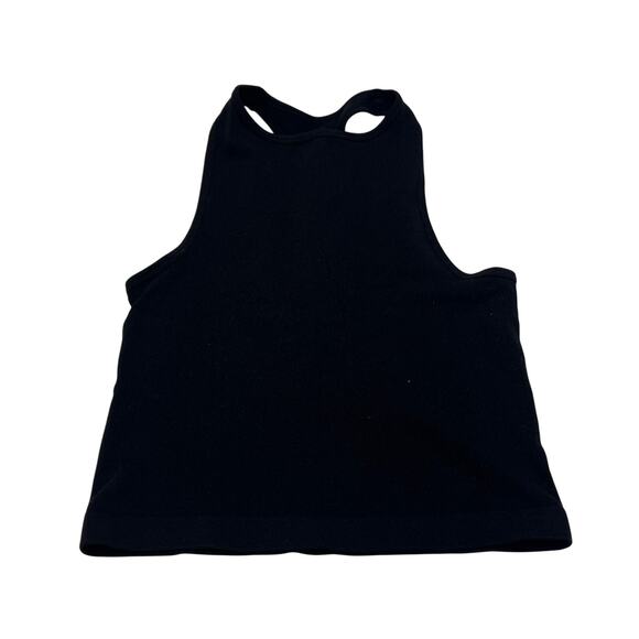M173 INTIMATELY Free People Women's Crop Racerback Top Black XS/Small - Picture 1 of 4